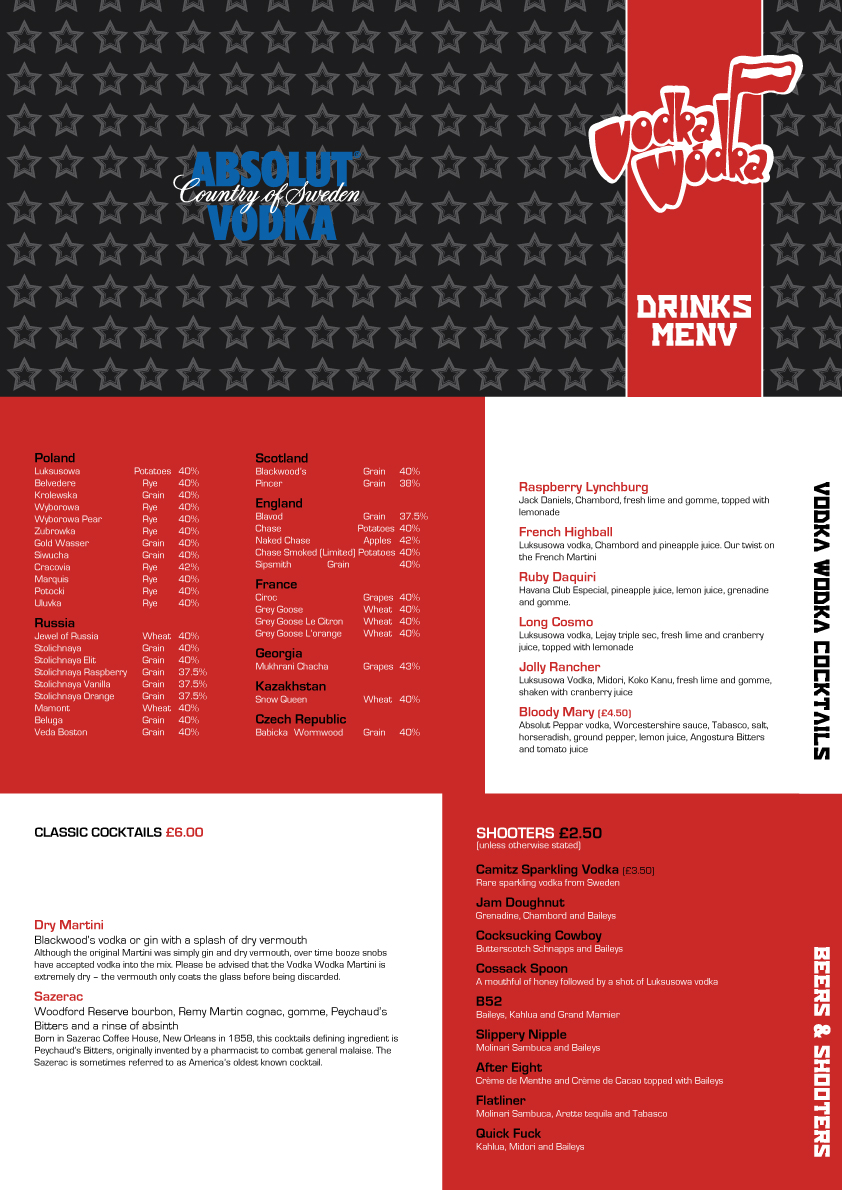 menu design, gas hose