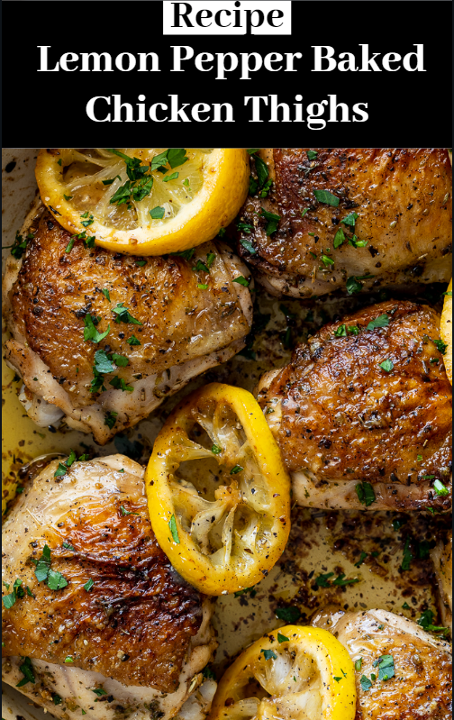 Lemon Pepper Baked Chicken Thighs - istirahat Best minegud ...