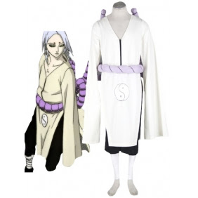 Naruto Kimimaro Cosplay Costume Outfit