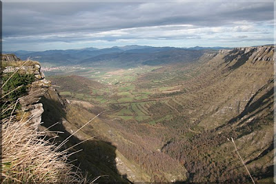 Valle de Arrastaria desde el balcón