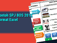 Contoh SPJ BOS 2017 Format Excel