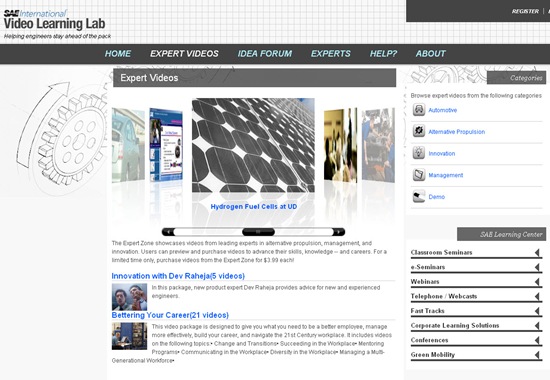 SAE Engineering Expert Videos Library