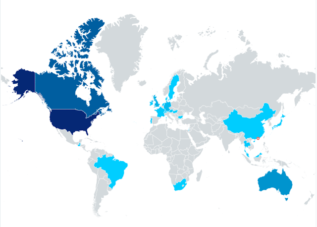 digital nomad map