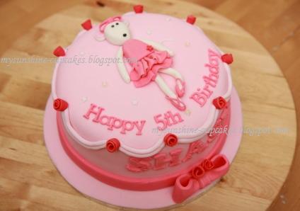 Angelina Ballerina cake