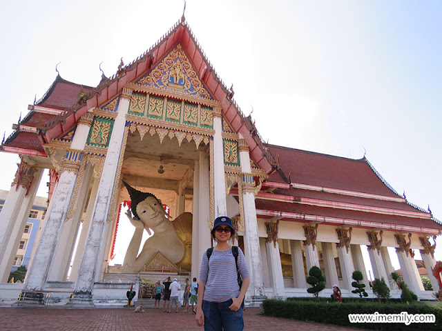 Third Largest Reclining buddha @ Wat Hat Yai Nai, Thailand