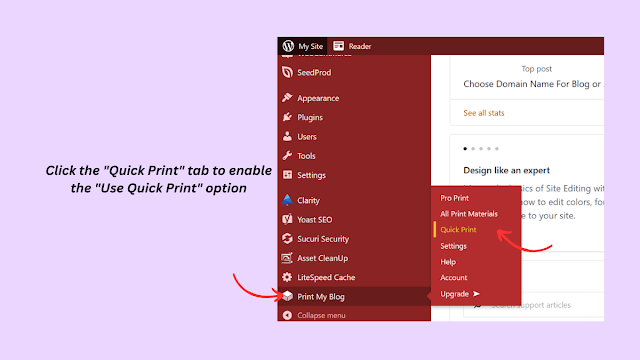 Enable the Use Quick Print option in the plugin