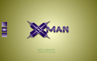 How to Creative 3D Design | X-MAN | illustrator cc | Creative PS Tutorial     