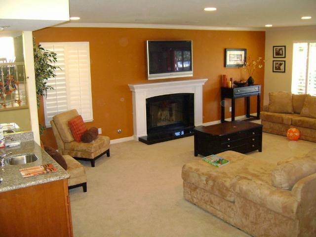 Living Room Paint Ideas  Accent  Wall