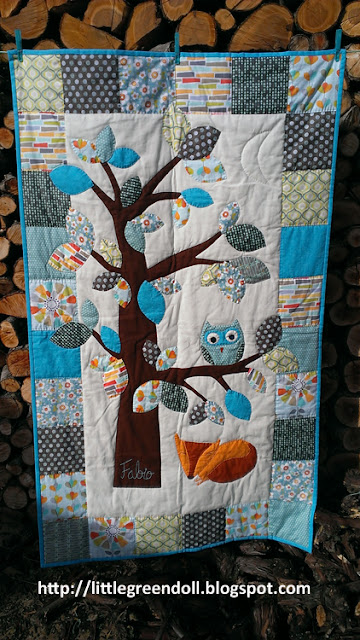 Woodland Baby Quilt - Colcha de bebé