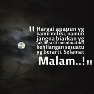 Gambar Kata Mutiara Selamat Malam Ucapan Selamat Tidur 