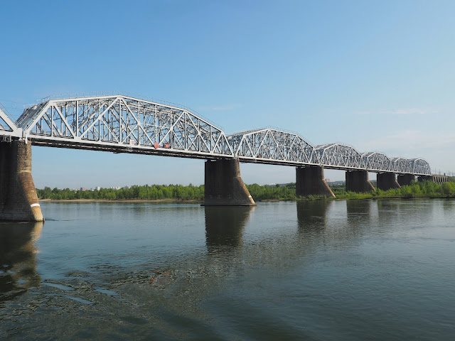 Новосибирск, второй железнодорожный мост через Обь