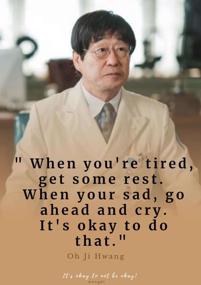 When You Are  sad  go ahead and cry its okay to do that-oh Ji Hwang