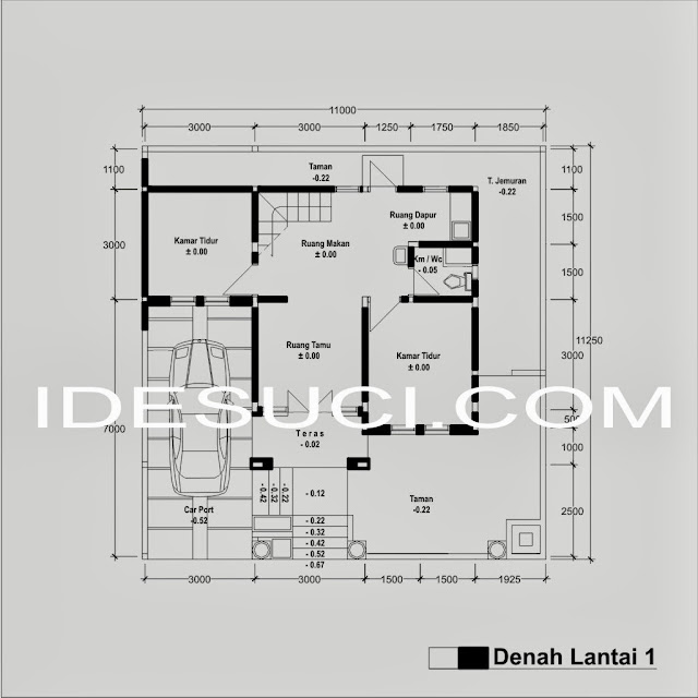 luas minimalis tanah desain 80 rumah Bangun Desain 