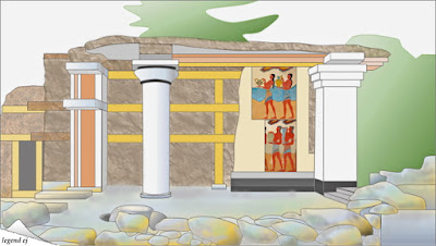 ミノア文明・クノッソス宮殿遺跡・南プロピュライア South Propylaea, Knossos Palace／©legend ej