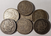 Circ Silver Dollars