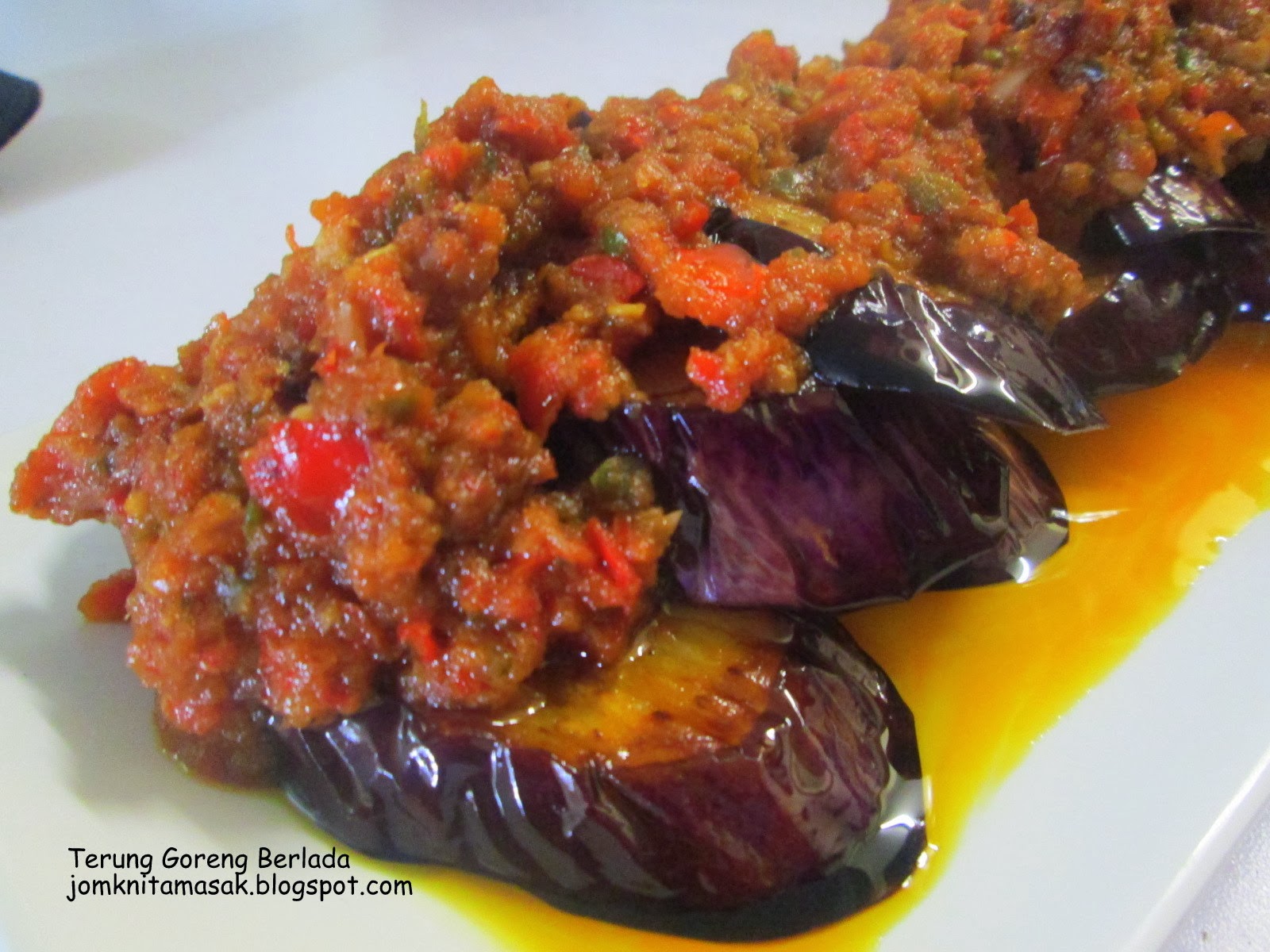 Jom Kak Nita Masak: Terung Goreng Berlada