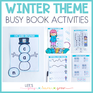 Winter Theme Busy Book