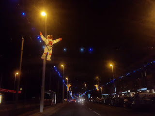 The least blurry photograph I took of the Blackpool illuminations