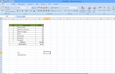 Cara Menggunakan Rumus Excel SUM