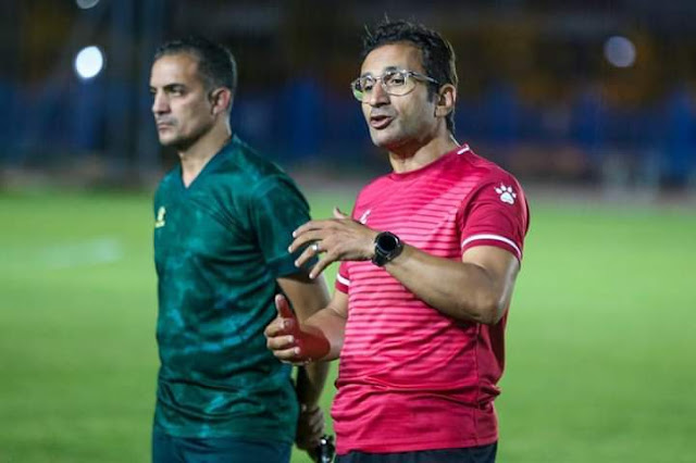 سموحة يتدرب على فترتين استعدادا لبيراميدز في الكأس