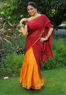 tollywood Actress Shraddha Arya in Half Saree Photos