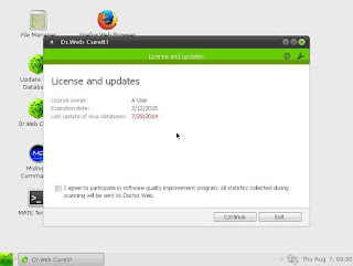 Dr.Web LiveDisk 9.0.1 Update virus definition