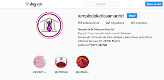 templo diosa madrid instagram