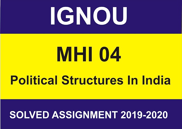 MHI 04 Solved assignment 2020-21