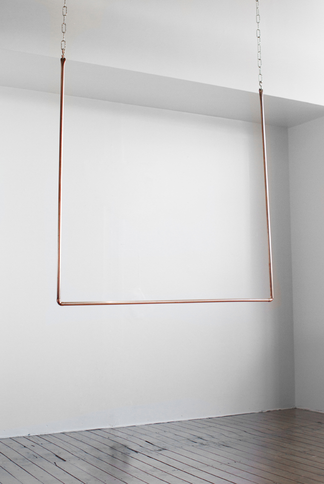 Copper Pipe Clothing Rack Hanging