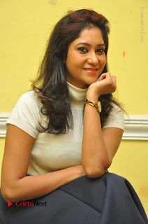 Telugu Actress Sindhu Affan Latest Pos in Black Skirt at Www.Meena Bazaar Movie Opening  0020.JPG
