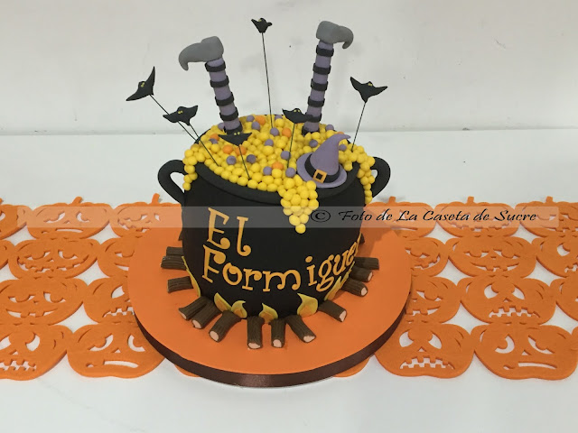 tarta halloween cake