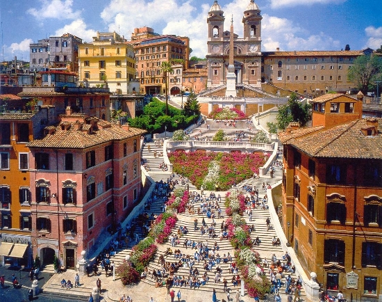 La Plaza de España (Roma - Italia).