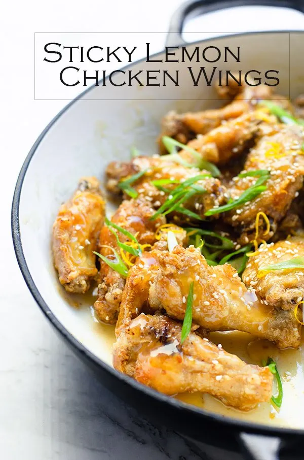 Absolutely delicious Sticky Lemon Chicken Wings