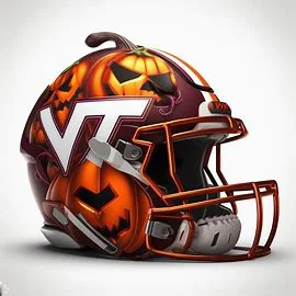 Virginia Tech Hokies Halloween Concept Helmets