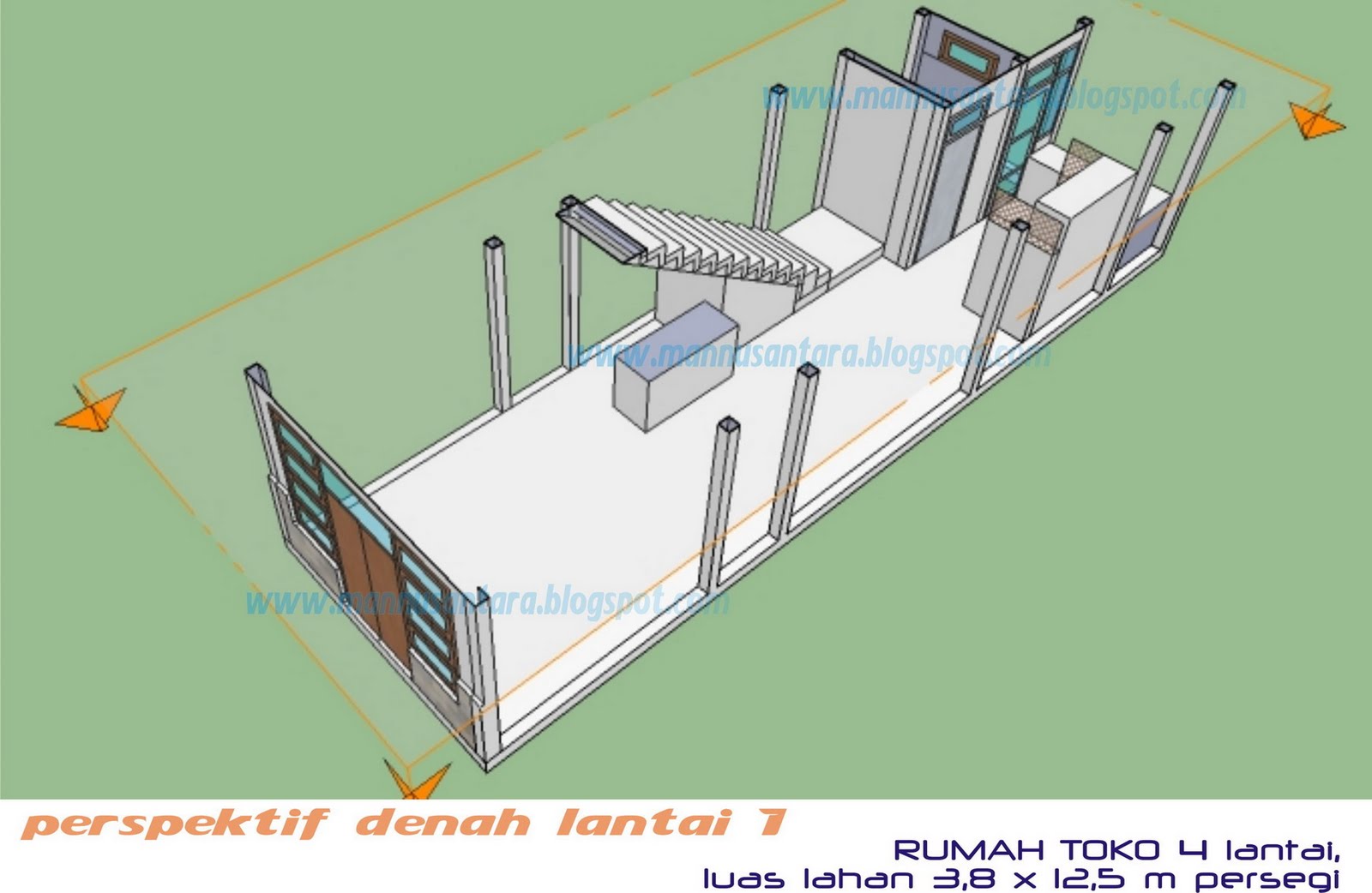 ManNusantara Design Indonesia: Desain Rumah Toko (Ruko 