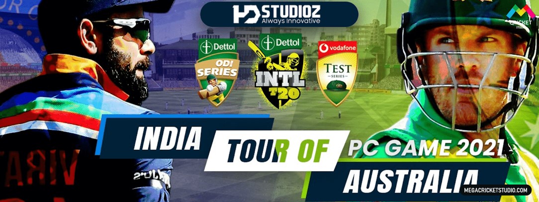 HD StudioZ India Tour of Australia 2020-21 Patch for EA Cricket 07