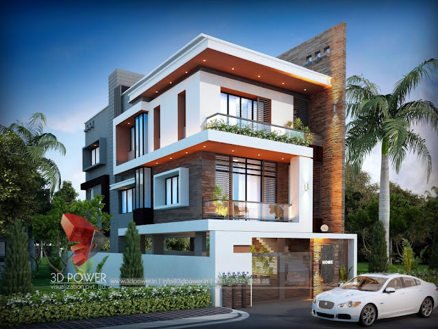 Best Villa Elevation with 3D Rendering For Your Home.