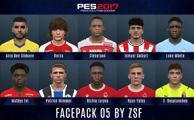 Facepack 05 2022 For PES 2017