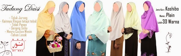 tudung labuh koshibo daisi