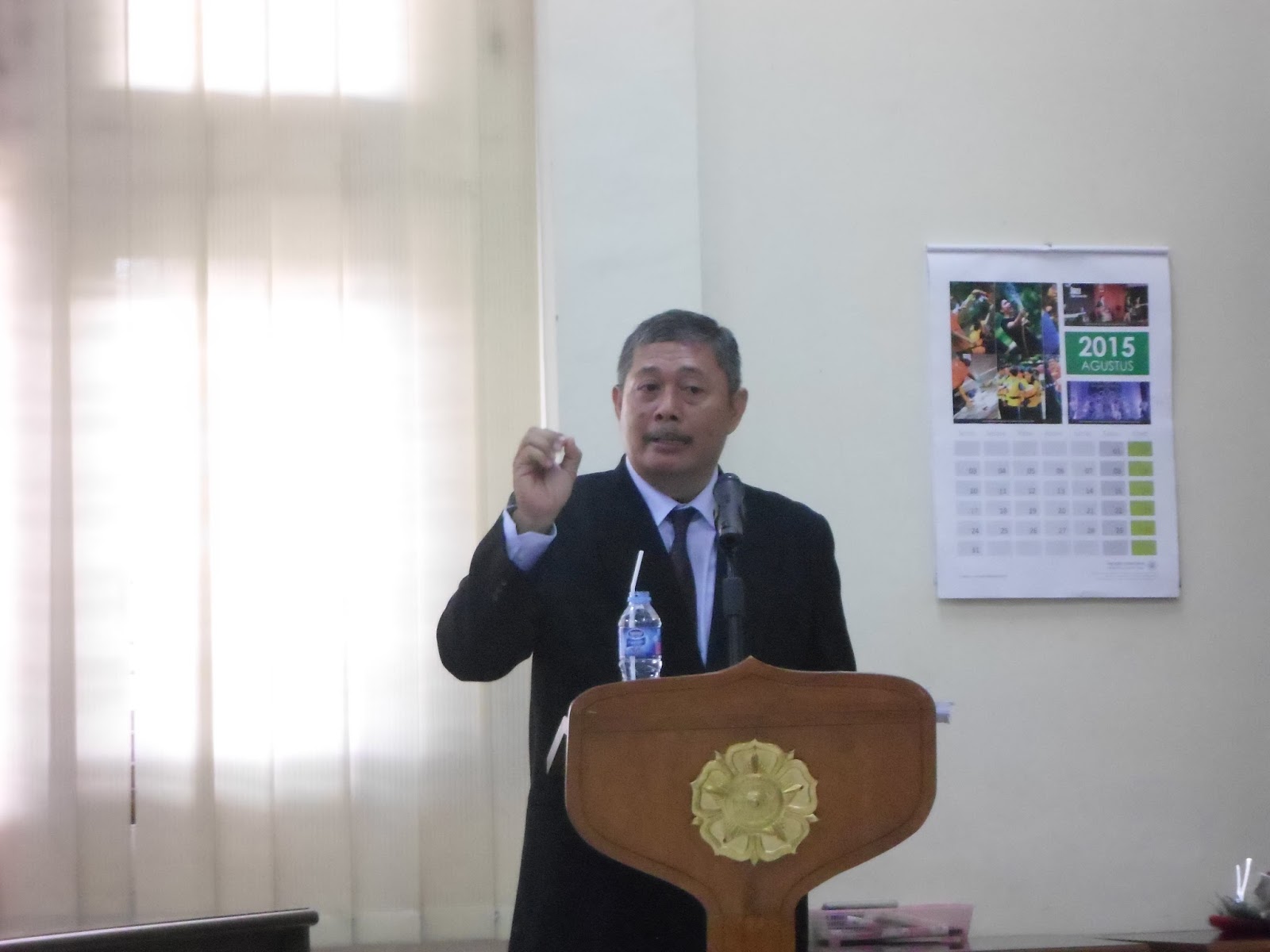 Ujian Terbuka berlangsung di Ruang Kuliah S3 Lantai 2 Gedung Pascasarjana FK UGM Judul disertasinya adalah "Polimorfisme Gen Leptin dan Leptin Reseptor