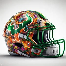 South Florida Bulls Halloween Concept Helmets