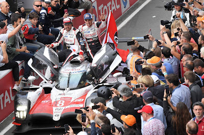 Fernando Alonso ganador de las 24 horas de Le Mans 2018 Toyota TS050 Hybrid LMP1