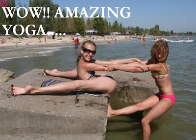 Funny human picture: Amazing Yoga 搞笑人类贴图：神奇瑜伽