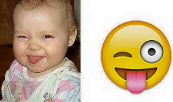 Wau ! Bayi Gemes Imut Ini Mirip Gambar Emoticon BBM 