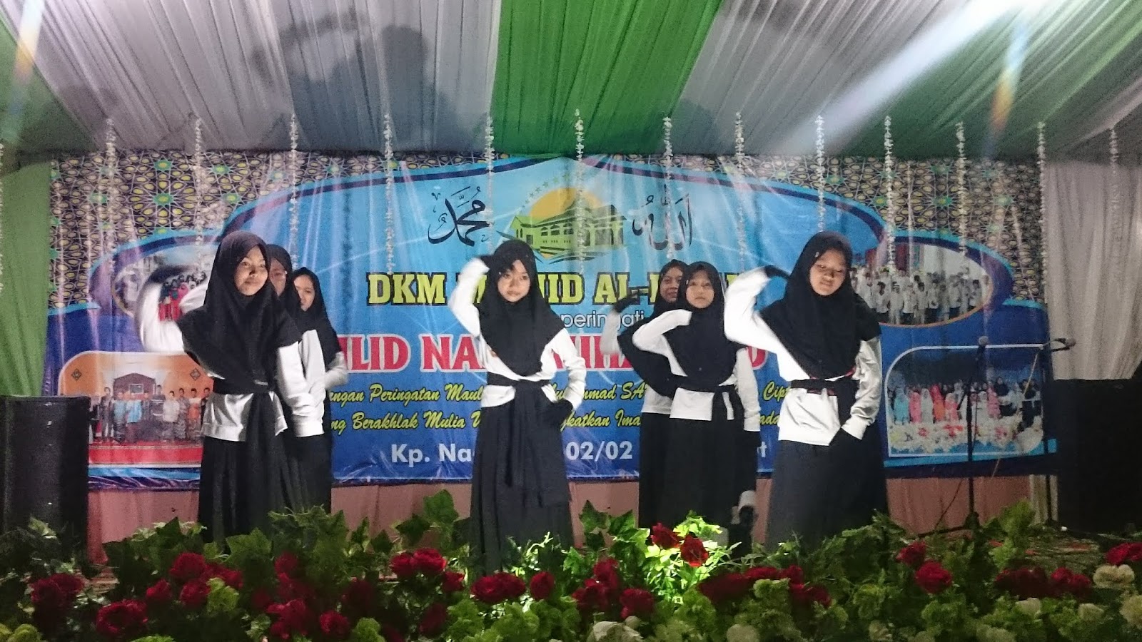 TAMPILAN SANTRI  TARI AL ISLAM MAULID SANTRI  AL ISLAM