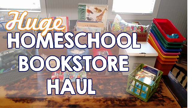 homeschool book store haul