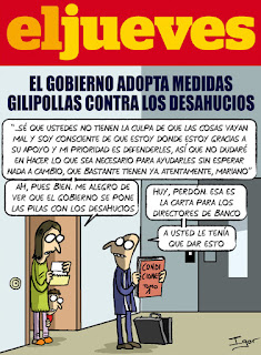 El Jueves. Medidas gilipollas contra los desahucios