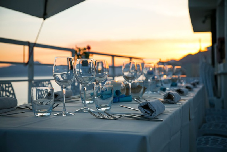 table set for dinner