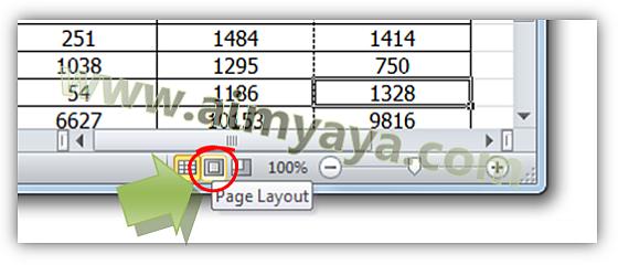 Pemberian nomor halaman pada dokumen microsoft excel  Cara Membuat Nomor Halaman Excel 2010