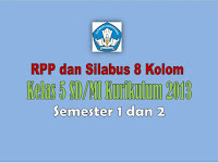 RPP Silabus Promes KKM Kelas 5 Kurikulum 2013 Semester 1 dan 2